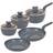Tower Cavaletto Grey Cookware Set with lid 5 Parts