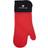 Masterclass Seamless Silicone Glove Pot Holders Red