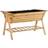 OutSunny Garden Raised Bed with Shelf 79x148.5x82cm
