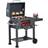 OutSunny Charcoal Grill BBQ Trolley Wheels Shelf Side Thermometer