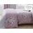 Catherine Lansfield Canterbury Bedspread Bedspread Grey, White, Purple