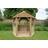 Forest Garden Hexagonal Gazebo with Country Thatch Roof 3m