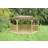 Forest Garden Premium Oval Wooden Gazebo with Timber Roof 5.1m