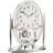 Rhythm Crystal Pendulum Mantel Clock Table Clock