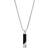 Fossil Dress Dive Pendant Necklace - Silver/Onyx