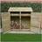 Rutland County Garden Furniture Hambleton 6ft with doors + Kindling Shelf Light (Building Area )