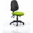 Dynamic Eclipse III Lever Task Operator Chair Bespoke Colour Seat Lime