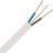 Zexum White 10mm 55A Brown Blue Twin & Earth (T&E) 6242B Flat LSZH (Low Smoke Zero Halogen) PVC Harmonised Lighting Power Cable 100 Meter
