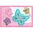Homescapes Cotton Tufted Washable Butterfly Children Rug