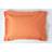 Homescapes King Luxury Soft Linen Complete Decoration Pillows Orange