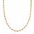 Daisy Stacked Link Chain Necklace - Gold