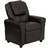 Flash Furniture Contemporary Brown LeatherSoft Recliner with Cup Holder and Headrest for Lounge