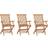 vidaXL 315444 3-pack Garden Dining Chair