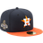 Houston Astros New Era 2022 World Series Champions Road Side Patch 59FIFTY Fitted Hat - Navy/Orange