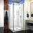 DreamLine Flex Framed Corner Pivot Shower Kit Shower Base