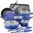 Rachael Ray Classic Brights Enamel Cookware Set with lid 14 Parts