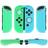 Switch Joy-Con Grip Gel Guards with Thumb Grips Caps - Protective Case Covers Anti-Slip Lightweight Animal Crossing Joy Con Comfort Controller Skin