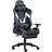 Gtforce formula white leather racing sports office chair in black and white
