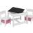 Liberty House Toys Wooden Table & Chair Set Bins