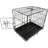 FoxHunter 18 inch Pet Dog Crate Folding With Door Tray