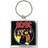 Highway To Hell Metal Keyring Acdc Gift Band Square