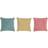 Dkd Home Decor Fringe Complete Decoration Pillows Green, Pink, Yellow (45x45cm)