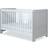 Ickle Bubba Pembrey Cot Bed and Sprung Mattress Ash