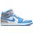 Nike Air Jordan 1 Mid SE - White/University Blue/Grey