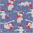 Creativ Company Gift wrap, Sloth with Christmas hat, W: 50 cm, 80 g, purple, 5 m/1 roll