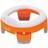 Nikidom 2-in-1 Portable Potty Toilet Trainer orange, Orange