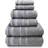 Rapport Luxury Berkley Bath Towel Silver (100x50cm)