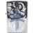 Zippo Knights Glove Design Black Ice Pocket Lighter