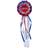 Amscan Table Decorations A Day to Remember Platinum Jubilee Jumbo Rosette