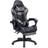 Neo Grey Sport Racing Gaming Office Chair With Footrest