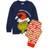 Kid's The Grinch Fitted Christmas Pyjama Set- Blue/Green/White/Red