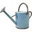 Selections Duck Egg Blue & Copper Metal Watering Can with Rose