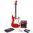 Very Rockjam Full Size Electric Guitar Super Kit Rjeg06 Red