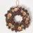 Homescapes Pinecone Gold Wreath with Decoration
