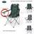 Hortus (GREEN) FOLDING Outdoor Padded Camping Chair Cupholder