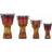 Pearl Synthetic Shell Djembe 8" Top Tuned, Trival Fire
