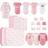 The Peanutshell 23-Piece Baby Gift Set for Size 0-3 Months, Pink