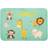 Flair Rugs Play Super Soft Play Mat Funky Animals Blue/Multi 70x95