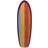 Yow Your Own Wave Power Surfing Series Surfskate Deck (Hossegor) Orange/Gul/Blå