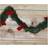 Premier 2.7m x 10cm Christmas Green Tinsel with Red Bows Festive Decorative