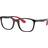 Ray-Ban Junior Rb1620 Kids Black On Red Clear Lenses Polarized 46-17 Black On Red 46-17