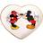 Disney Mickey Mouse & Minnie Mouse Trinket Tray