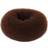 Revuele Medium Hair Doughnut Bun Ring 80mm Dark