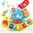 None Baby Toys 6 to 12 Months Infant Piano Toys 6 9 12 18-Month-Old Baby Elephant Toys Musical Light Baby Early Learning Educational Toys Toy Gift Toy for 1-Year-Old Boys Girls Christmas Stocking Stuffers