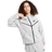 Nike Girl's Tech Fleece Full Zip Hoodie - Dark Grey Heather