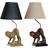 Dkd Home Decor Black Resin Monkey Table Lamp